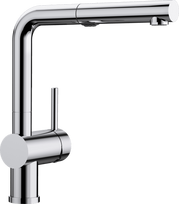 Plautuvės maišytuvas su ištraukiama žarna Blanco Linus-S Vario 518406, chromas