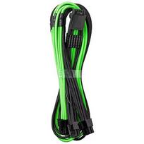 CableMod C-Series Pro ModMesh 12VHPWR Cable, 3x PCIe 8 to 12V-2×6, Black/Light Green CM-PCSR-16P3-N60KKLG-5PK-R