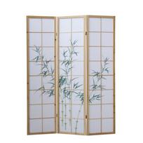 MEDINĖ KAMBARIO PERTVARA-ŠIRMA SU BAMBUKO IMITACIJA - 8036/8236 - HS : Dydis - 175x220, Spalva - Juoda
