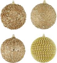 Eglutės burbulas GOLD, 8 cm