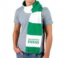 Šalikas „Žaliai baltų fanas“