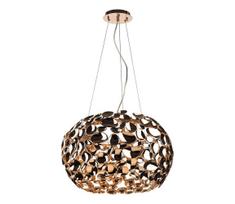 Open Design OR80186 - Liustra ant laido CARERA 6xG9/7W/230V, skersmuo 55 cm, rožinio aukso