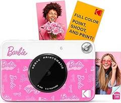 "Barbie x Kodak Printomatic" skaitmeninis fotoaparatas - 5 MP nešiojamasis "Barbie" fotoaparatas Spausdina spalvingas 2 x 3 colių lipnias nuotraukas - firminis stilius