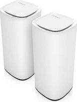 "Linksys Velop Pro 7 Mesh WiFi 7" sistema MBE7002 - Pažintinė tinklinio ryšio sistema su trijuose dažnių ruožuose ir daugiau nei 10Gb/s sparta - tinklelio aprėptis iki 550 m² - galima prijungti 400 įrenginių - 2 vnt.