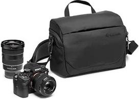 "Manfrotto Advanced Shoulder Bag M III" krepšys per petį veidrodiniams ir beveidrodžiams fotoaparatams su objektyvu, fotoaparato krepšys, fotoaparato krepšys su trikojo laikikliu ir apsauga nuo lietaus