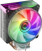 "Mars Gaming MCPU-VR Black", CPU radiatorius, dvigubas "Infinity Mirror ARGB", 4 HCT šiluminiai vamzdeliai, 180 W TDP, itin tylus PWM 12 cm ventiliatorius