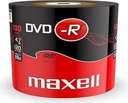 "Maxell Dvd-R" 16x 4,7gb 120 min. diskai (100 vnt.)