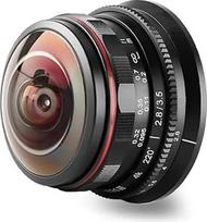 "Meike Fisheye" objektyvas 3,5 mm F2,8 220 laipsnių rankinio fokusavimo suderinamas su "Olympus Panasonic Lumix" M4/3 MFT montavimo fotoaparatais GH4 GH5 GH6 OM-1