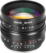 "Meike" 50 mm F0,95 plataus kampo didelės diafragmos rankinio fokusavimo objektyvas, suderinamas su "Panasonic Lumix Olypums" M43 montavimo beveidrodžiais fotoaparatais GH4 GH5 GH6