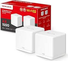 "Mercusys Halo H1500X Wi-Fi 6 Mesh WiFi" rinkinys (2 vnt.), AX1500 dviejų juostų maršrutizatorius ir kartotuvas, gigabitinis prievadas, rekomenduojamas namams su 2-3 miegamaisiais, sklandus tarptinklinis ryšys, MERCUSYS programėlė