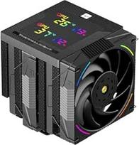 "Phantom Spirit 120 Digital EVO" procesoriaus oro aušintuvas su skaitmenine rezultatų lentele, didelio našumo bokštinis aušinimas, 7x6 mm šiluminių vamzdelių aušintuvas, skirtas "Intel LGA 1700/1851/115x", AM4/AM5