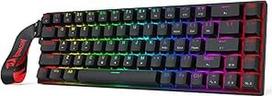"Redragon K631" RGB laidinė magnetinė klaviatūra, pritaikyti jungikliai, juoda, nešiojama su dirželiu