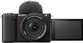 "Sony" ZV-E10M2 APS-C veidrodinis beveidrodis vaizdo įrašymo fotoaparatas su 16-50 mm objektyvu su keičiamu objektyvu Veidrodinis beveidrodis turinio kūrėjų fotoaparatas
