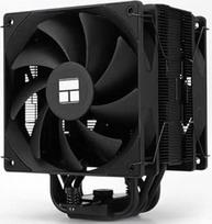 "Thermalright Burst Assassin 120 EVO DARK" procesoriaus oro aušintuvas su šukuotu juodu viršumi, 6 šiluminiai vamzdeliai su PWM tyliu ventiliatoriumi, skirtas AM4 AM5/Intel 1851/1700/1150/1151/1200, kompiuterio aušintuvui (BA120 EVO DARK)
