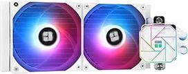 "Thermalright TR AQUA ELITE 240 White V3" skysto procesoriaus aušintuvas, dvigubas PWM ARGB ventiliatorius su S-FDB guoliais, efektyvus PWM valdomas siurblys, skirtas AMD/AM4/AM5, "Intel LGA115X/1200/2011/1700/1851
