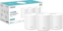 "TP-Link Deco X50 Pro Mesh WLAN" rinkinys (3 pakuotės), "Wi-Fi 6 AX3000" dviejų dažnių maršrutizatorius ir kartotuvas, 2 x 2,5G prievadai kiekviename įrenginyje, rekomenduojamas 4-6 miegamųjų namams, visapusiška jaunimo apsauga, WPA3