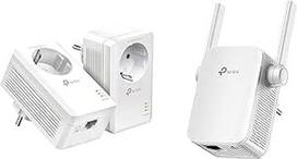 "TP-Link Powerline" adapterio TL-PA7017P komplektas ir RE305 AC1200 WLAN kartotuvas