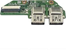 "Zahara" dviguba USB kortelė su maitinimo jungikliu, skirta HP 15-EF 15-DY 15S-EQ 15S-FQ 15-EQ 15-FQ 15-DY2152WM 15-DY1973CL 15-DY0013DX 15-DY1043DX 15-DY2046MS 15-DY2073D X DD00P X DD5TB6D0 DA0P5DTB8B0 L63580-001