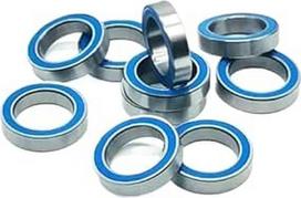 6701-2RS 12 x 18 x 4 mm 10 vnt. guolių ABEC-7 61701 6701 63701 6700RS Chromuoto plieno rutuliniai guoliai su mėlynu guminiu sandarikliu