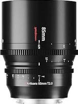 7artisans 85mm T2.0 didelės diafragmos pilno kadro objektyvas su L laikikliu, rankinis fokusavimas, mažas iškraipymas, suderinamas su Sigma FP, Panasonic S1 S1H S5, Leica SL SL2, juodas