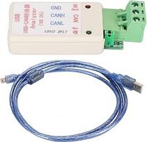 ASHATA USB ir CAN analizatorius, CAN magistralės keitiklis, USB ir CAN analizatoriaus adapteris, PVC didelio konversijos efektyvumo 232 ir CAN keitiklis su USB kabeliu