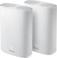 ASUS ZenWiFi AX Hybrid (XP4) AX1800 + "Powerline" 2 vnt. baltos spalvos kombinuotasis maršrutizatorius (pririšamas kaip 4G ir 5G maršrutizatoriaus pakaitalas, AX1800 + AV1300 viso namo "Mesh WiFi 6" sistema, aprėptis iki 510 m²)