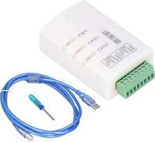 CAN-USB adapteris, Zweikanal-CAN-Bus-Debugger, intelligenter Konverter-Analysator mit Isolierung für neue Energie-Automotive-Kalibrierung, Schienenverkehr und industrielle