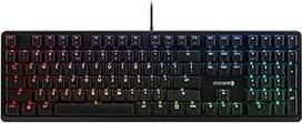 CHERRY G80-3000N RGB mechaninė žaidimų klaviatūra su RGB apšvietimu, ES išdėstymas (QWERTY), laidinė, originalūs "MX Silent RED" jungikliai, juoda