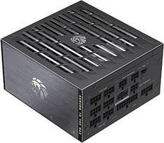 GAMEMAX Lion Core 1000W ATX 3.1 maitinimo blokas, 80+ Platinum, PCIe 5.1 su 12V-2x6, skirtas RTX 40/50, 100% japoniški kondensatoriai, tylus 13,5 cm ventiliatorius, patvarus ir draugiškas aplinkai