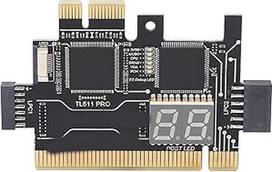 Generic Motherboard-Analysator-Diagnosekarte, Genaue Informationserkennung für Verschiedene Computermodelle, Schwarz, 1 Stück