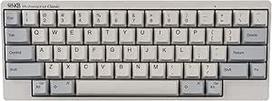 HHKB Classic klaviatūra PD-KB401W, spausdinti klavišai, profesionali mechaninė 60 % klaviatūra, USB-C (balta)