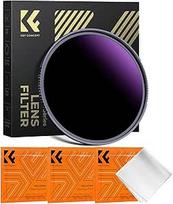 K&F CONCEPT Nano-X serijos 67 mm ND1000000 filtras Fiksuotas ND filtras Pilkasis filtras dangaus įvykių fotografijai (20 pakopų)