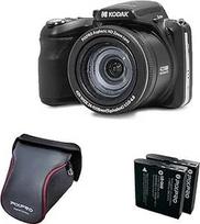 Kodak Pixpro Astro Zoom AZ425 - skaitmeninis fotoaparatas tiltas, 42x optinis priartinimas, 24 mm platus kampas, 20 MP LCD 3, "Full HD 1080p" vaizdo įrašai, ličio jonų baterija - juodas