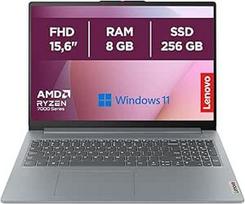Lenovo IdeaPad Slim 3 Notebook 15,6 Zoll FHD (1920 x 1080), AMD Ryzen 3 7320U, RAM 8GB, 256GB SSD M.2, integruota grafika AMD Radeon 610M, WiFi 6, Windows 11 - Arctic Grey