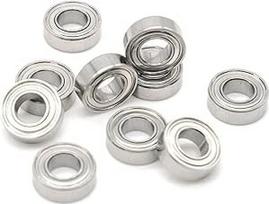 MR126ZZ ABEC-9 rankenos guoliai 6 x 12 x 4 mm, skirti stipriam gręžimo šepečio antgaliui MR126 ZZ Nagų rutuliniai guoliai Pakuotė po 10 vnt.