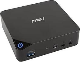 MSI Cubi2-032DE stalinis kompiuteris (Intel Celeron i5-7200U, 4GB RAM, 128GB SSD, HD Graphics, Windows 10 Home) Black Cubi2