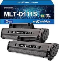 MYCARTRIDGE MLT-D111S Toneris suderinamas su MLT D111L MLT-D111S, skirtas Samsung M2070 Toneris, skirtas Samsung M2070FW M2020 (2 juodos spalvos)