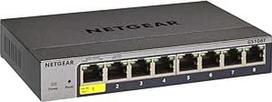 NETGEAR 8 prievadų "Gigabit Ethernet" išmanusis komutatorius (GS108T): Valdomas, su 1 PD prievadu, pasirenkamu "Insight Cloud", staliniu arba sieniniu montavimu, tyliu veikimu ir visą gyvenimą trunkančiu aptarnavimu