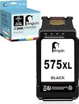 Penguin 575XL spausdintuvo kasetės, skirtos Canon PG-575 XL spausdintuvui TS3550i TS3551i TS3750i TS3752i TR4750i TR4751i TR4755i TR4756i (1 juodos spalvos)
