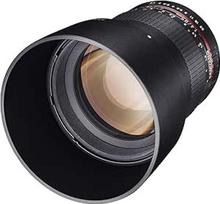 Samyang 85 mm F1.4 objektyvas, skirtas prijungimui