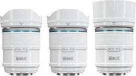 SIRUI Snaiperio automatinio fokusavimo objektyvų rinkinys, 23 mm, 33 mm, 56 mm F1.2 didelio kampo APS-C Pour X-T4, X-T5, X-H1, X-H2/H2S, X-T3, X-T30, X-S10 (Monture X, Blanc)