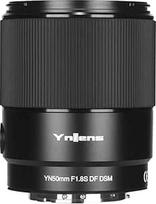 YNLENS YONGNUO YN50 mm F1.8S DF DSM automatinio fokusavimo standartinis pilno kadro pagrindinis objektyvas, skirtas "Sony" E laikikliui, juodas