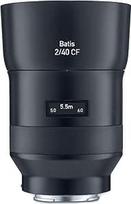 ZEISS Batis 2/40 CF, skirtas "Sony" beveidrodžiams viso kadro sisteminiams fotoaparatams (E-Mount)