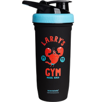 SmartShake Reforce Stainless Steel Larrys Gym, 900 ml