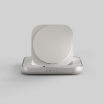 Zens Qi2 (15W) MagSafe Compatible Nightstand Charger - White