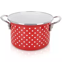 Emaliuotas puodas 18 cm