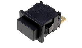 Mygtukas OFF-ON, fiks, 2k.12A/250VAC SPST-NO 19x13mm H8300AB-SW THT, lituojamas