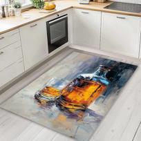 Viskio Cigarų Kilimas Vyriškas Baro Grindų Kilimėlis Skaitmeniniu Spaudiniu Vyro Urvelio Kilimas Rustic Brown Dekoras Lux Svetainės Plotas Akcentinis Kilimas 50x80cm