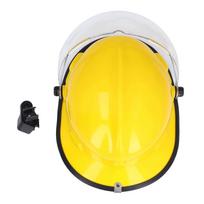 Firefighter Safety Helmet Flame Retardant Heat Resistant High Strength Lightweight Fire  Hard Hat Comfortable for Rescue raudona