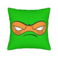 T-Teenage M-Mutant Ninja Turtles Pillow Case  Soft Pillow Cover Vintage Cushion Cover For Office Car Home Decor 12x12Inch